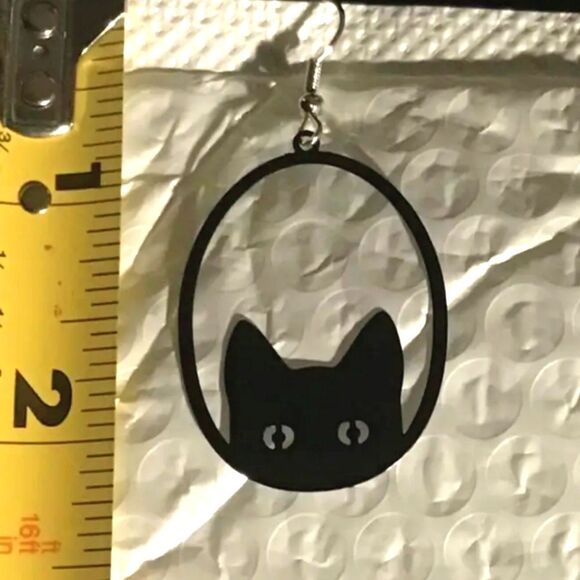 Hand crafted halloween dangle earrings - Picture 7 of 15